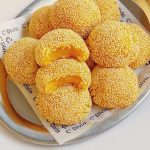 Pumpkin Sesame Balls (2) new