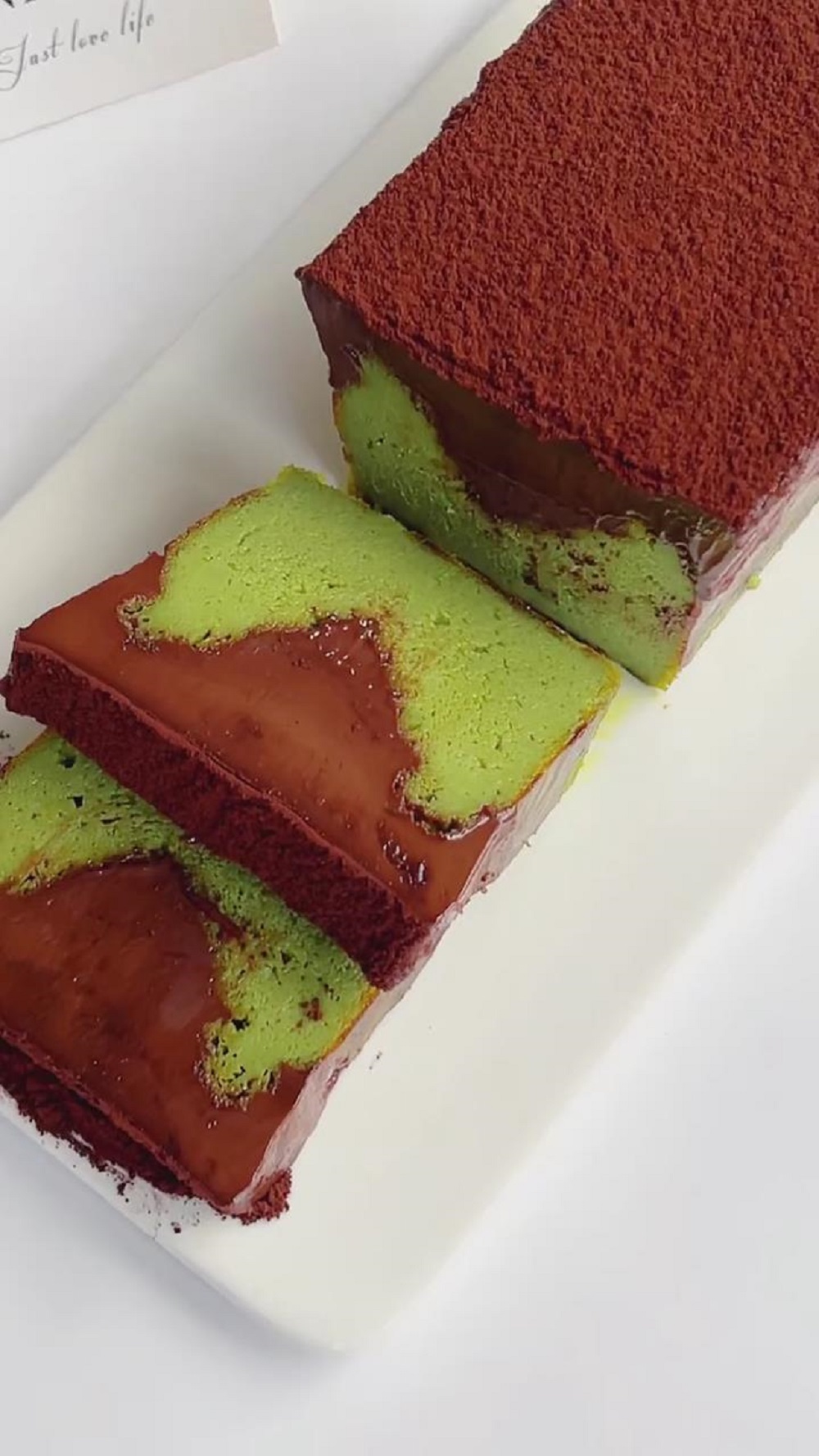 Chocolate Pistachio Basque Cheesecake (3)