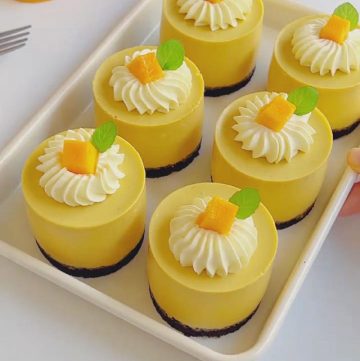 Mango Cheesecake Mousse Cups (2)