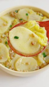 Napa Cabbage Rice Cake Soup (3)