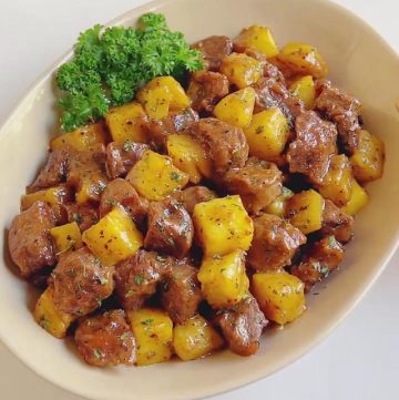 Pineapple Black Pepper Beef (3)