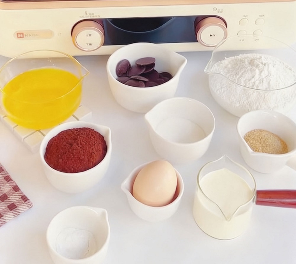 Ingredients for Chocolate Ganache Cookies