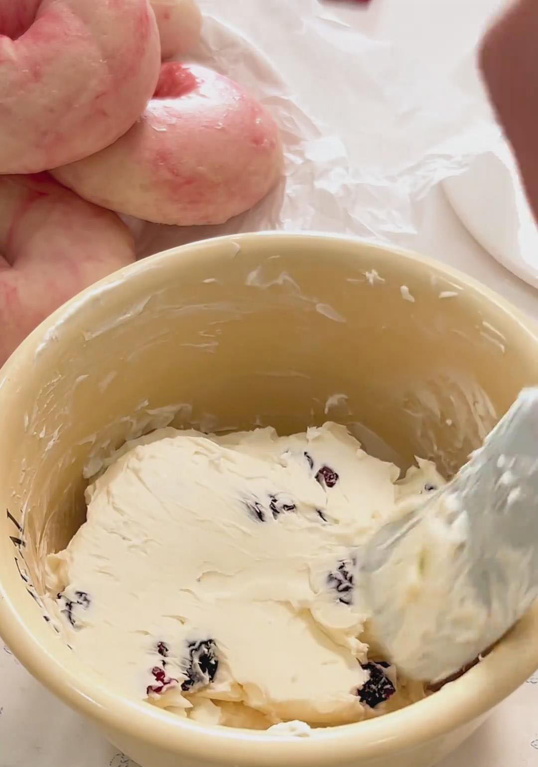 Make the Cranberry Cream Cheese Filling