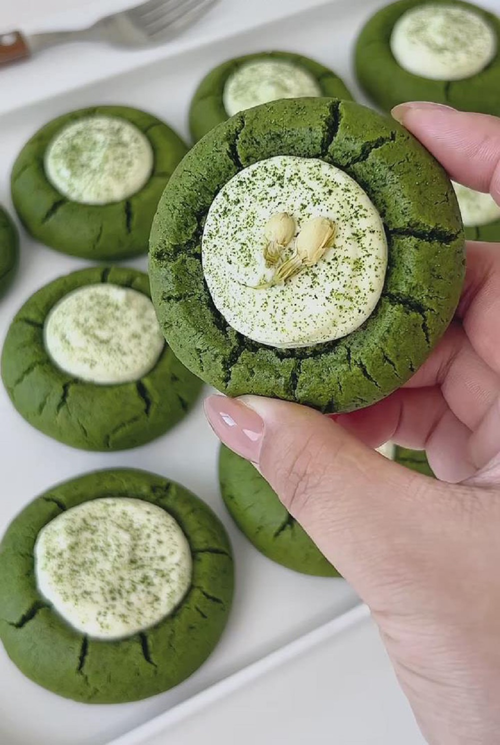 Matcha Cream Cheese Cookies (2)