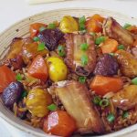 Rice Cooker Chestnut Pork Ribs & Rice (4)