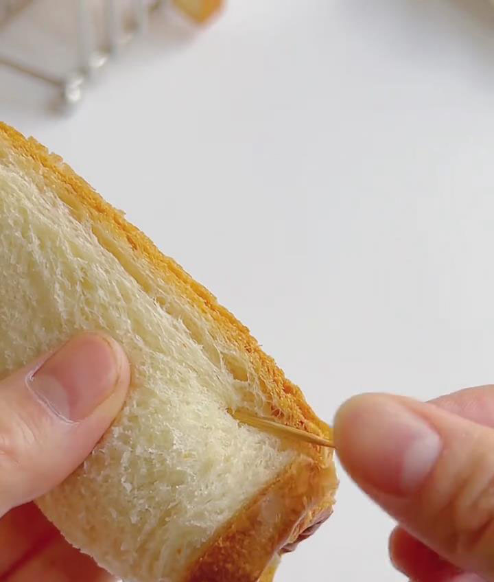 Use toothpicks to secure both ends