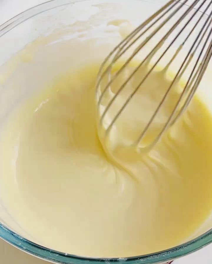 whisking gently