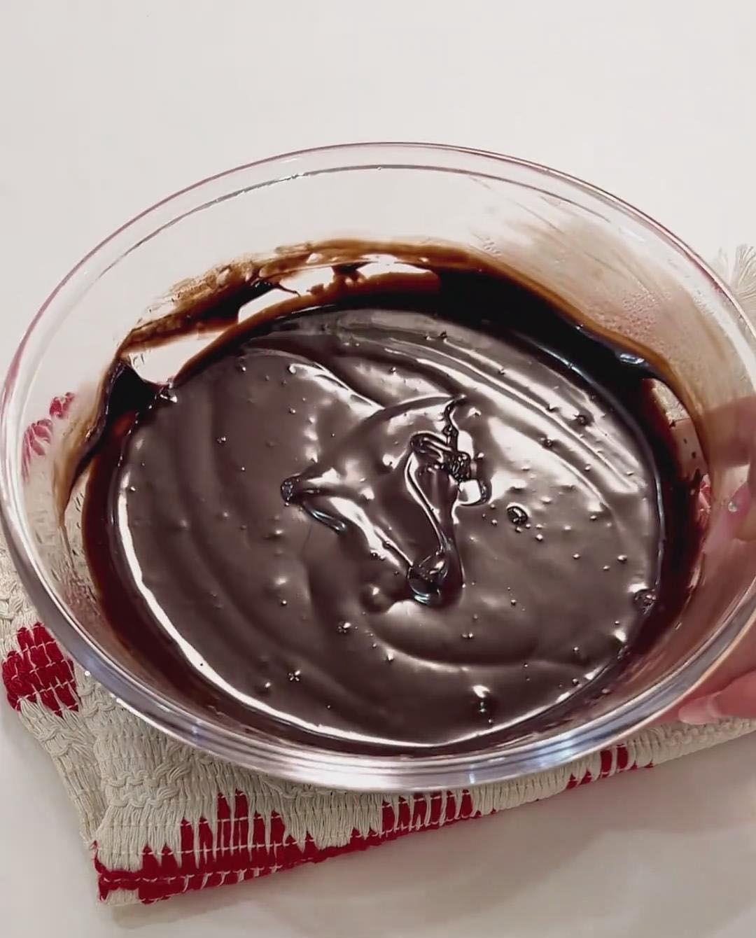 Melt over a double boiler