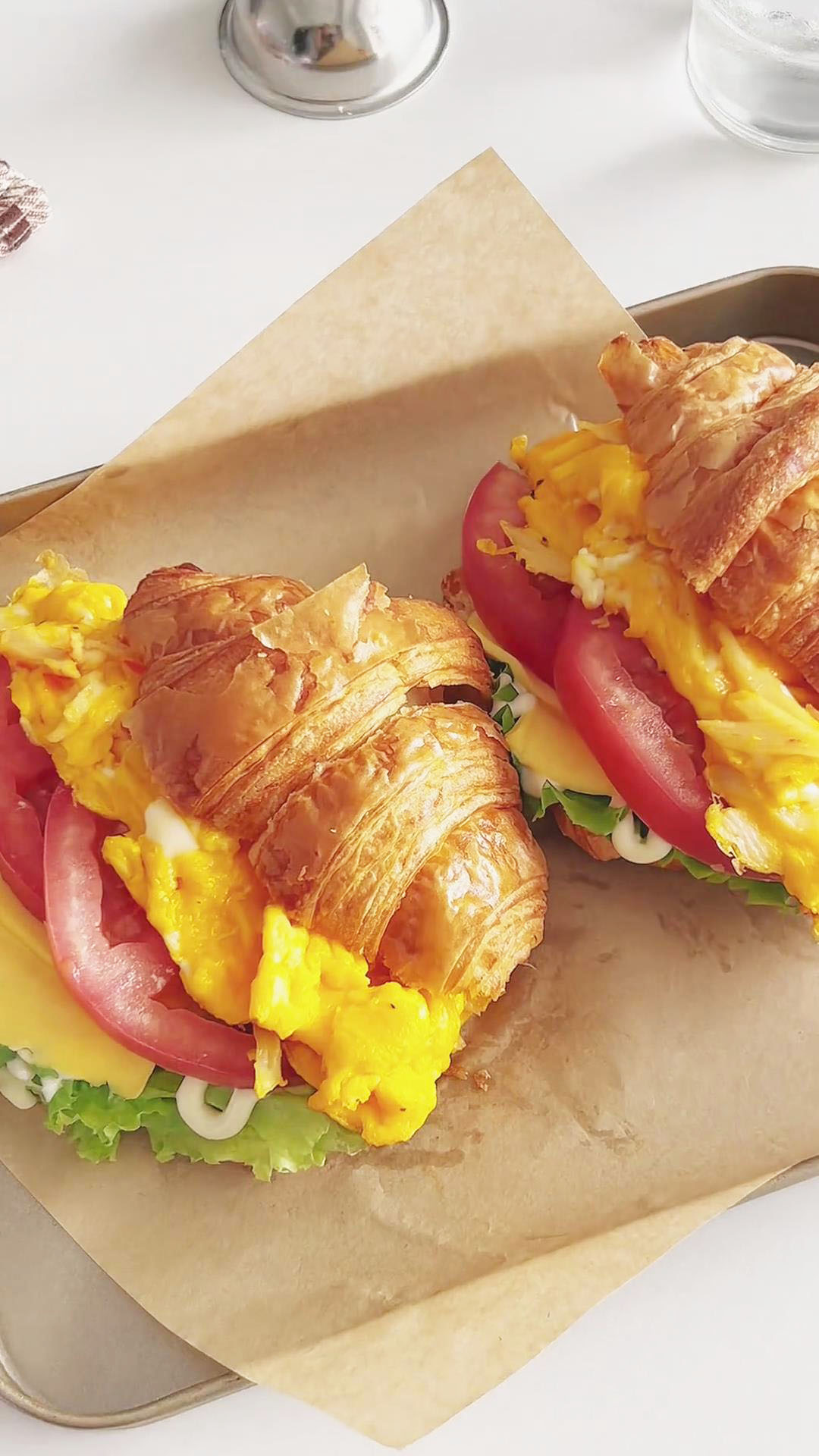 Scrambled Egg Croissant Sandwich (2)