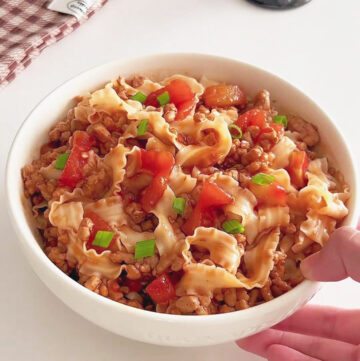 Tomato Noodles with Minced Meat (1)
