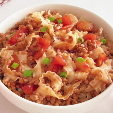 Tomato Noodles with Minced Meat (2)