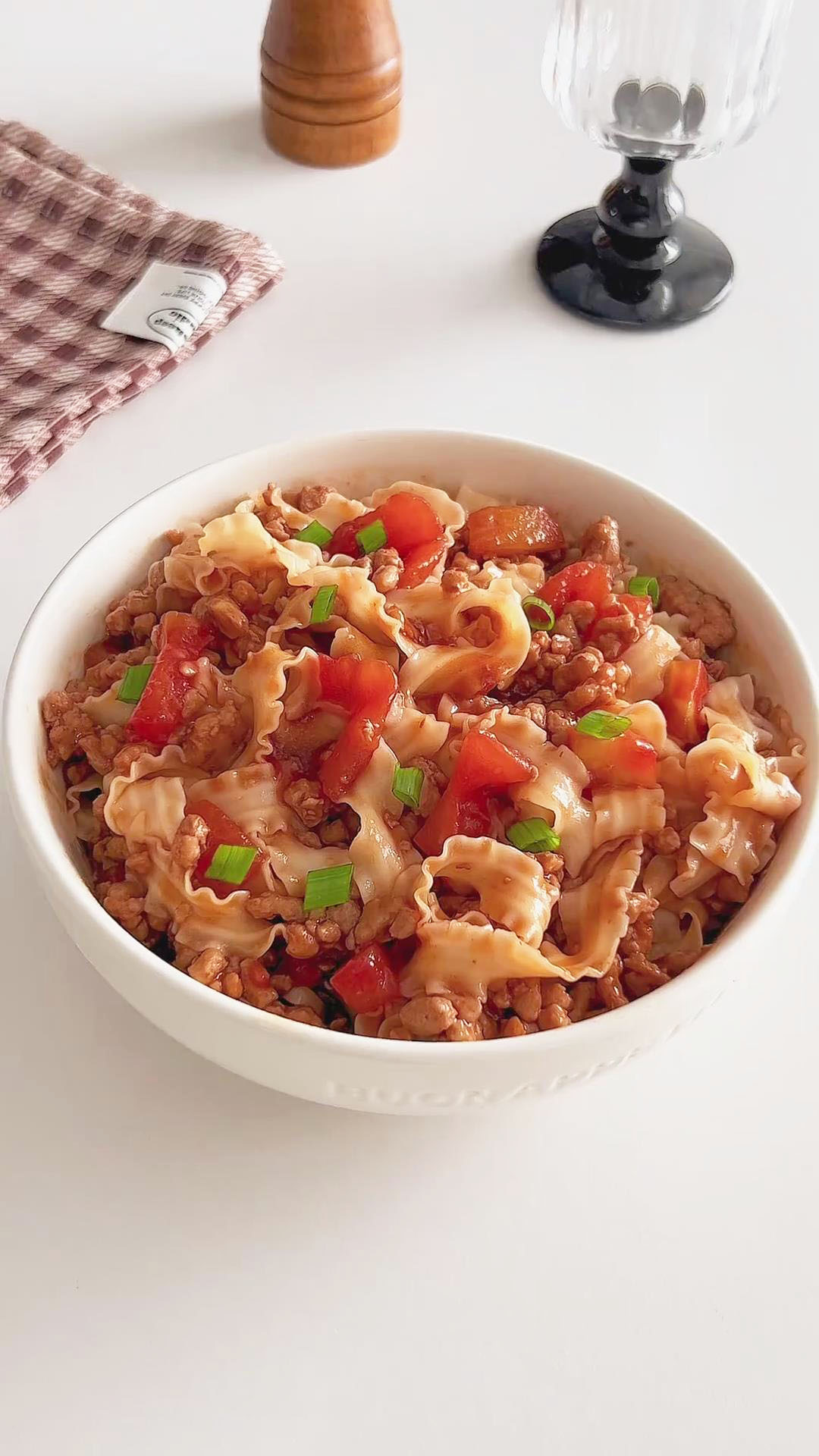 Tomato Noodles with Minced Meat (3)