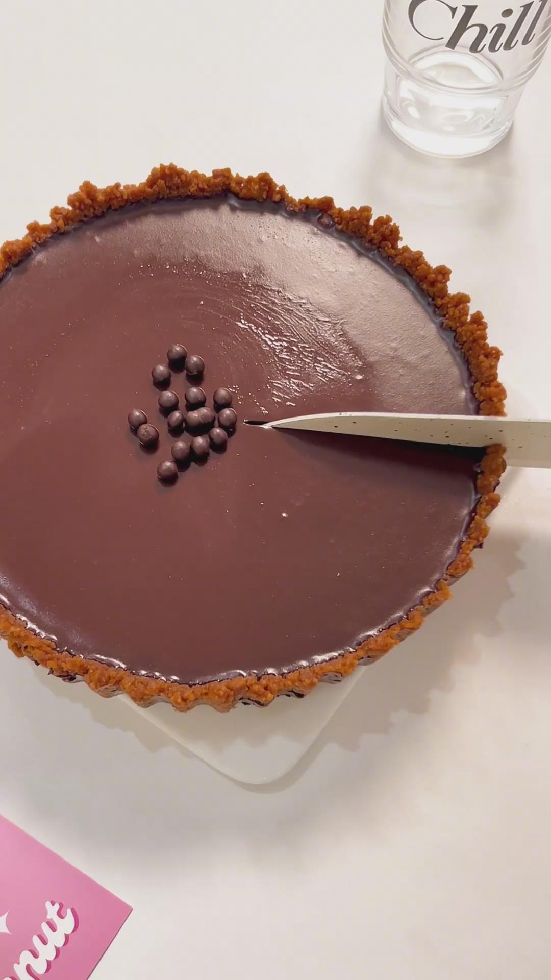 no bake chocolate tart (3)