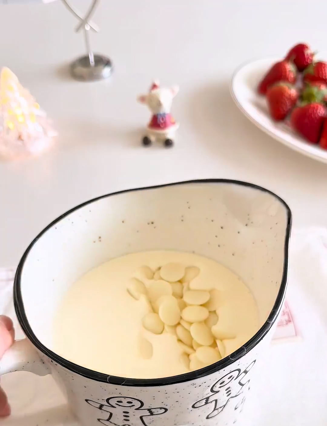 Strawberry Rice Pudding step (1)