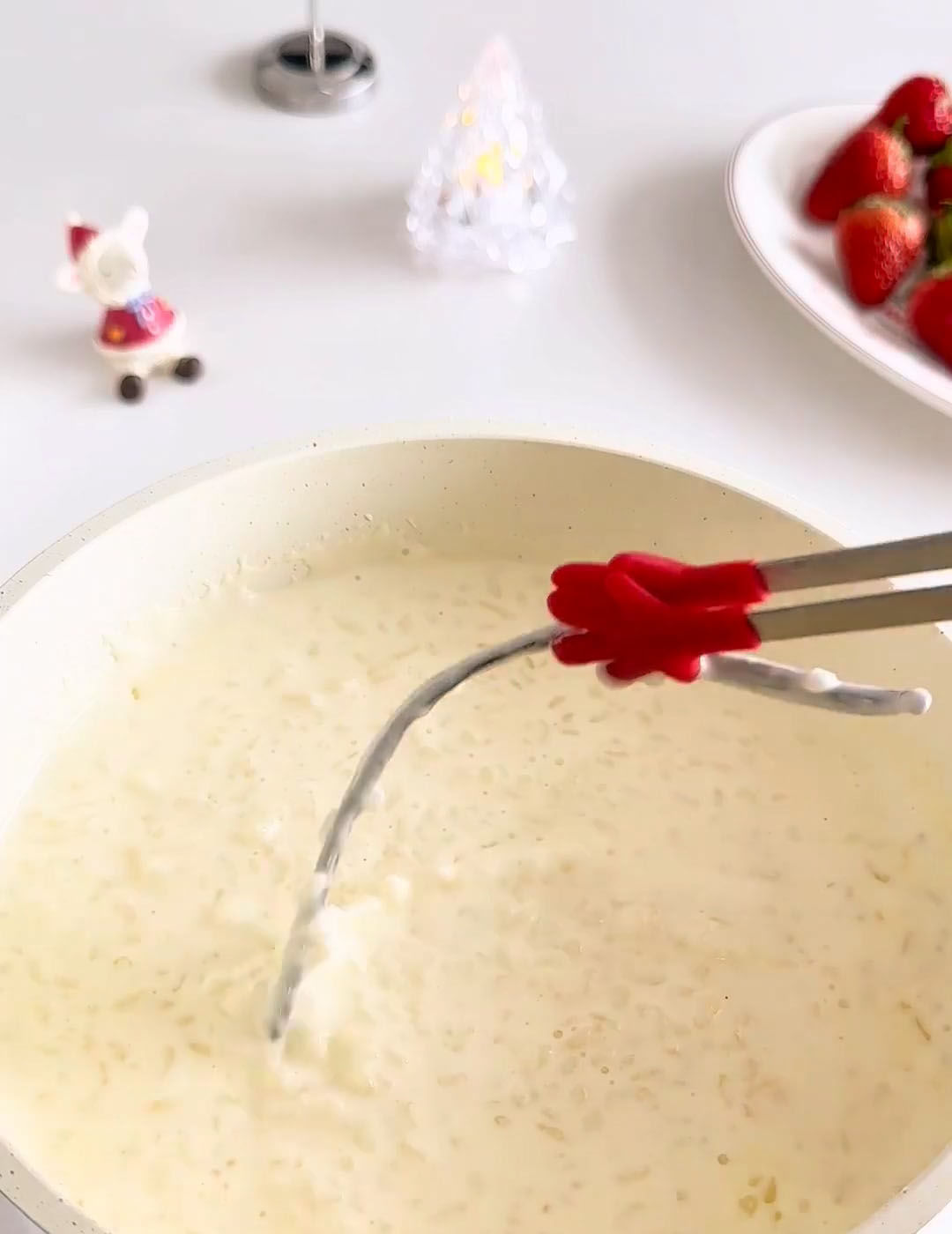 Strawberry Rice Pudding step (7)