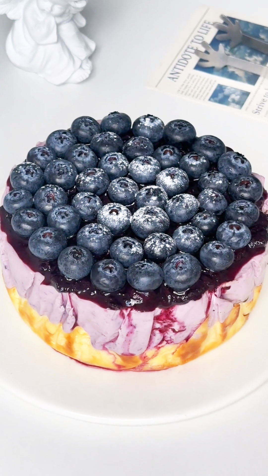 Blueberry Basque Cheesecake (2)