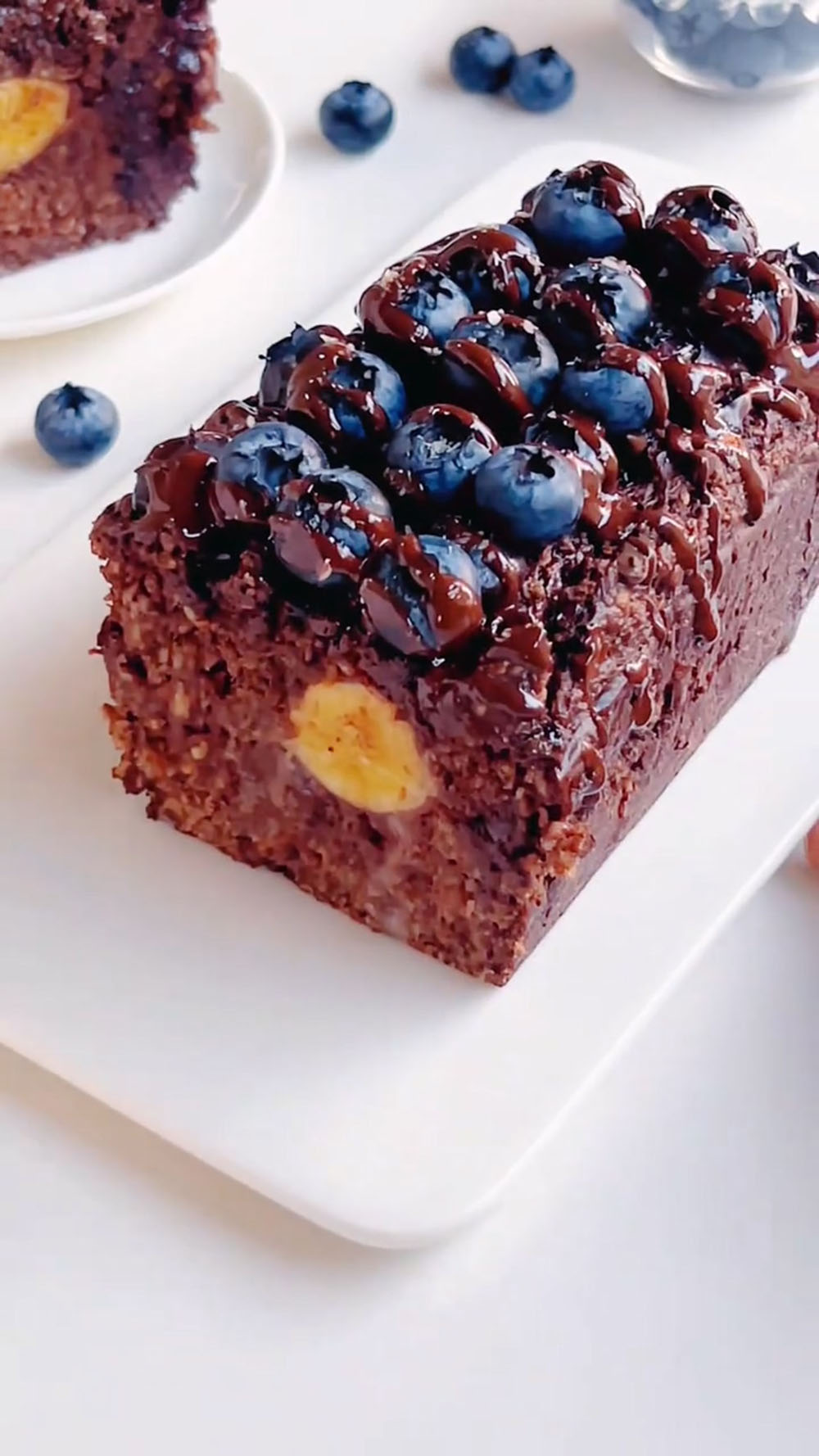Chocolate Blueberry Oatmeal Cake (3)
