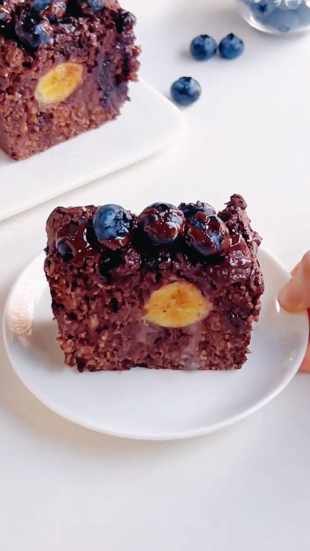 Chocolate Blueberry Oatmeal Cake (4)