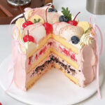 Heart Shaped Strawberry Cake (2)