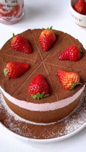 Strawberry Chocolate Layer Cake (1)