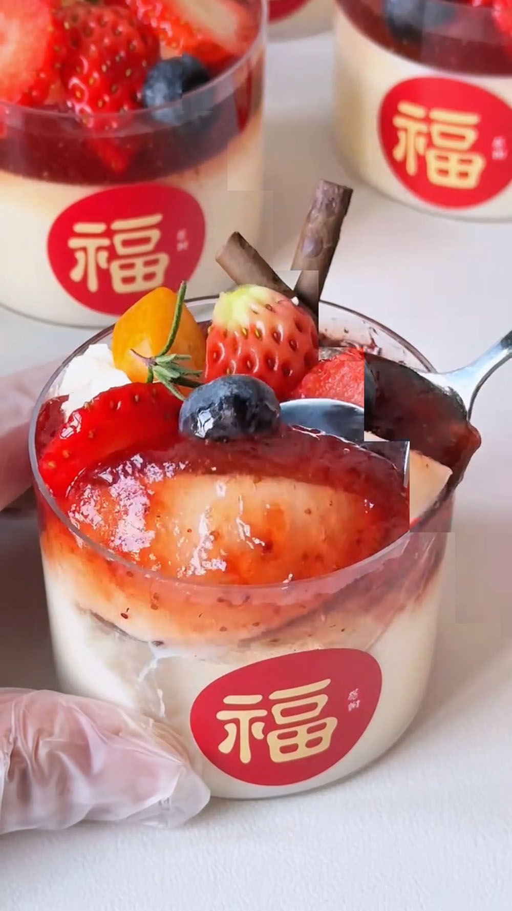 Strawberry Milk Pudding (4)