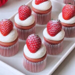 Strawberry Red Velvet Cupcakes (2)