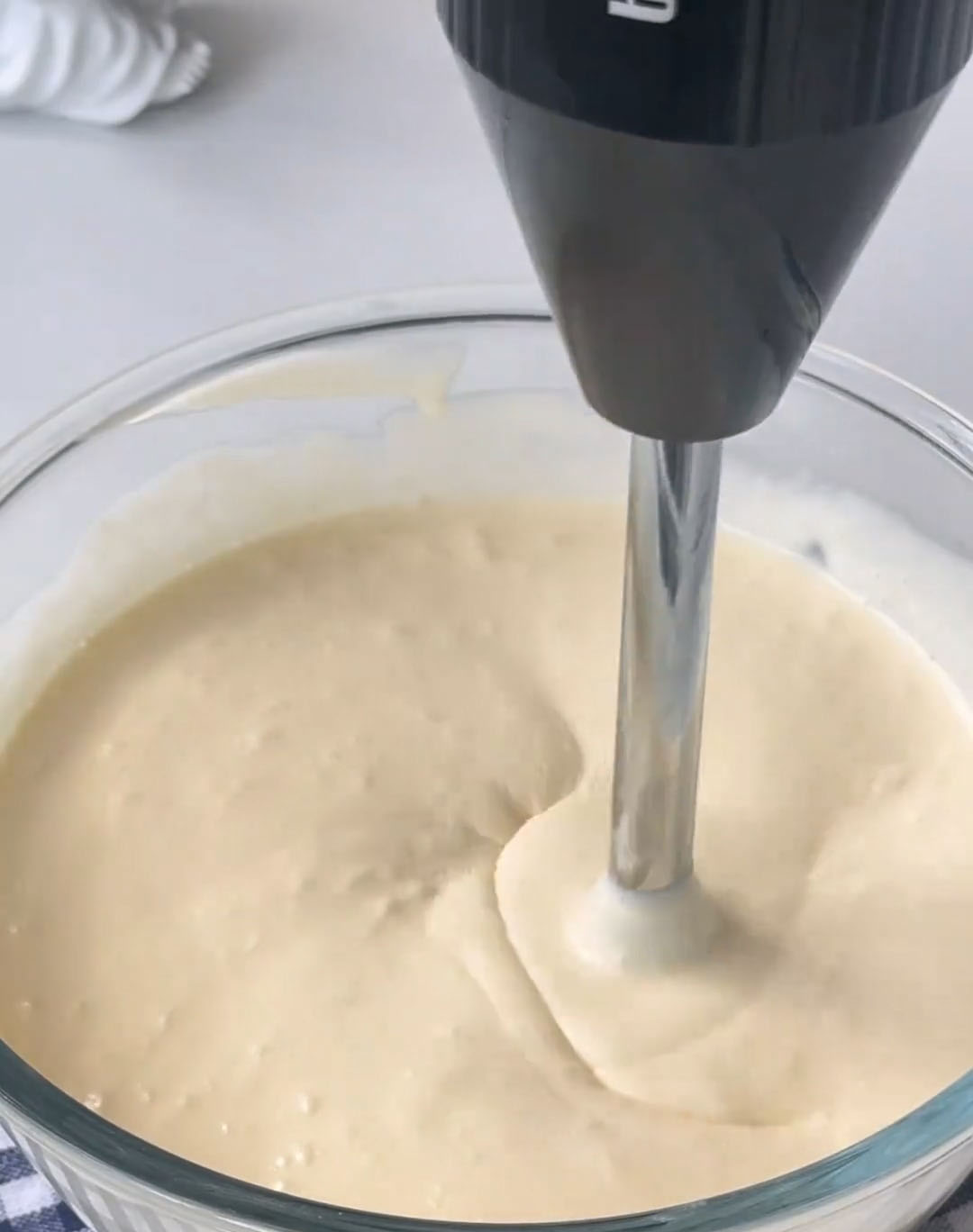 blend the mixture until it is completely smooth