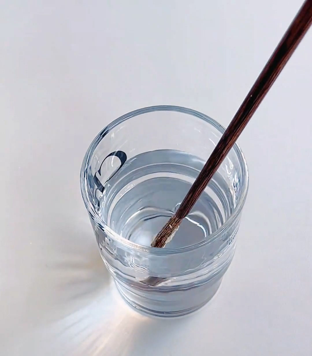 dip it into the ice water