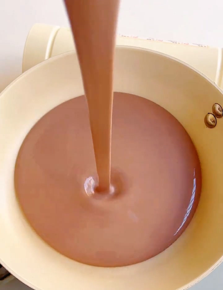 pass the batter through a fine mesh sieve