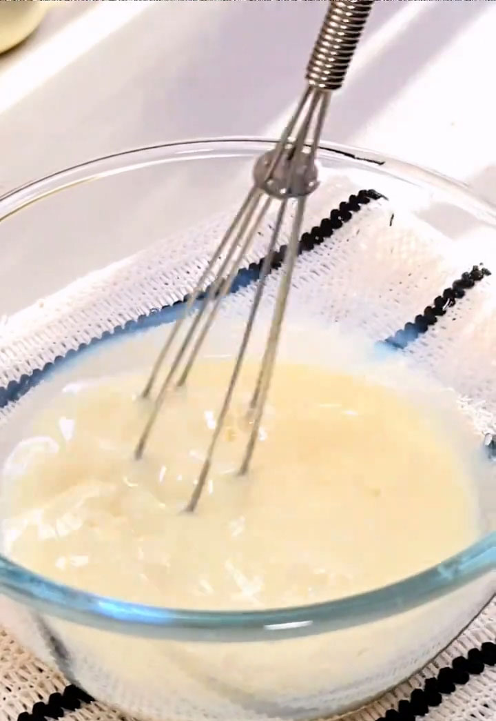 Dissolve them in warm milk and stir until completely melted