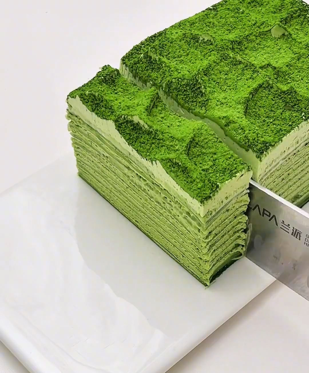 Easy Matcha Crepe Cake (1)