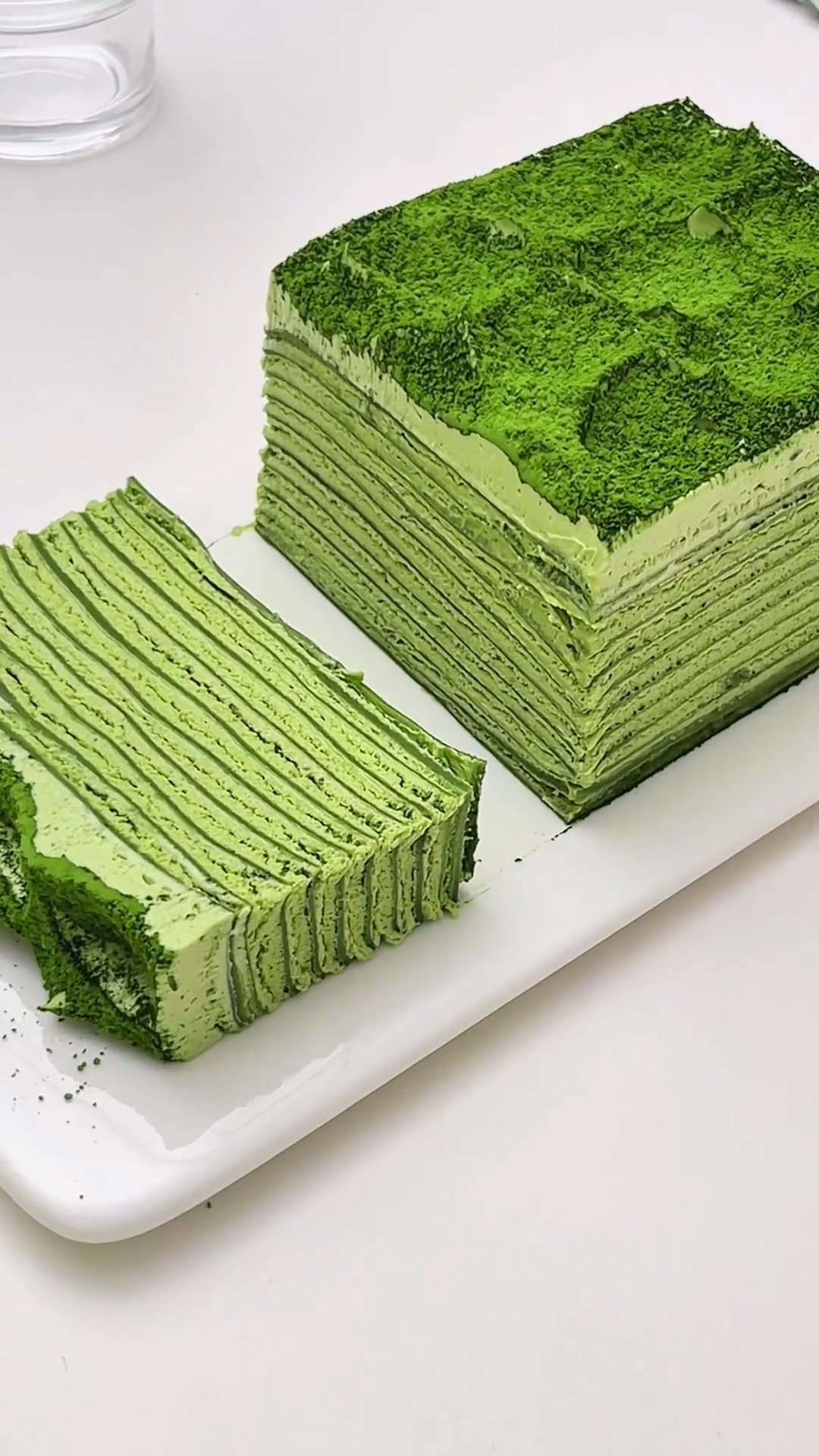 Easy Matcha Crepe Cake (3)