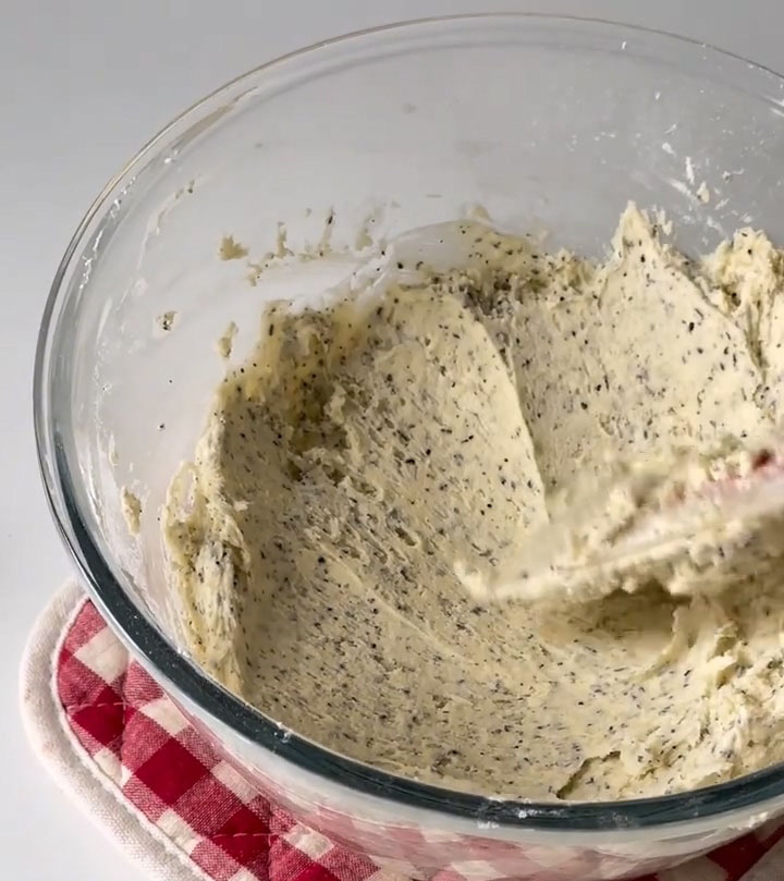 Gently fold everything together with a spatula