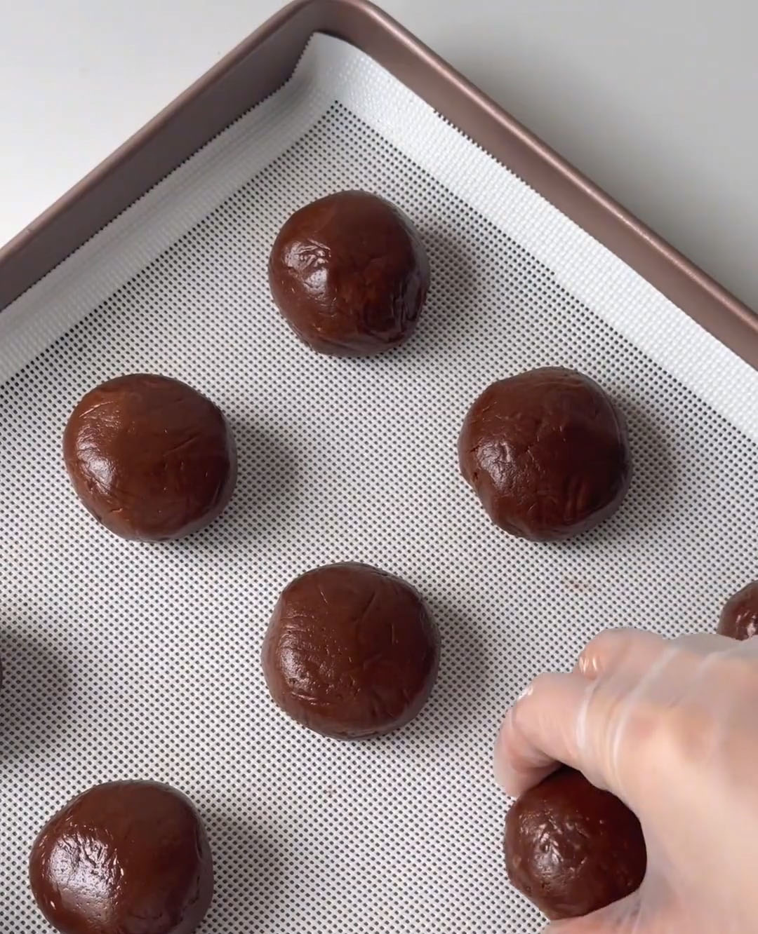 Place them onto a lined baking tray