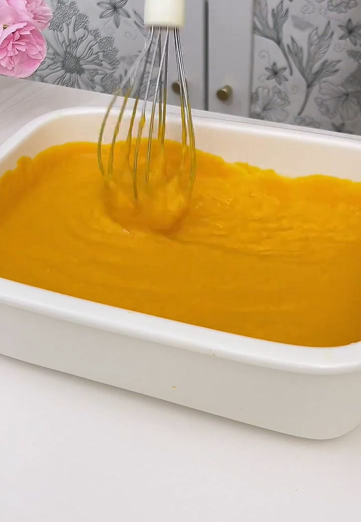 Stir with a whisk or spatula until the mixture is completely smooth and free of lumps