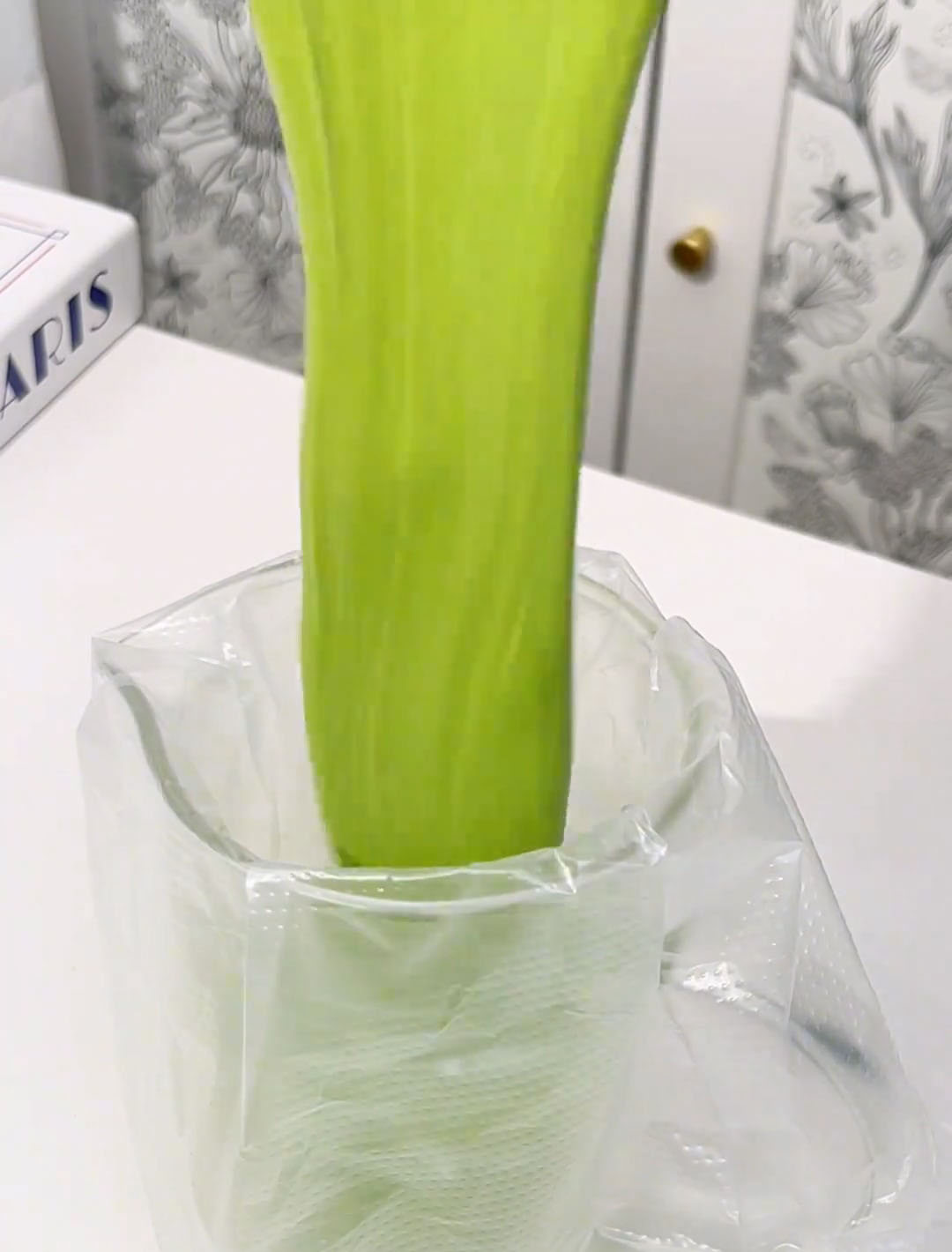 Transfer the ice pop liquid into a piping bag