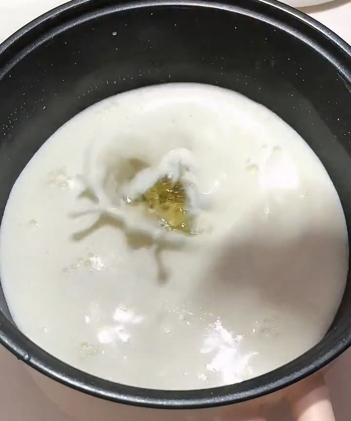 add them to the warm coconut milk mixture