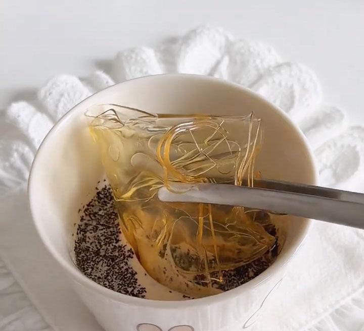 add to the warm tea milk mixture