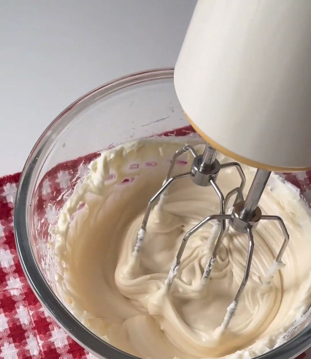 continue mixing until the filling is smooth, creamy, and slightly thickened