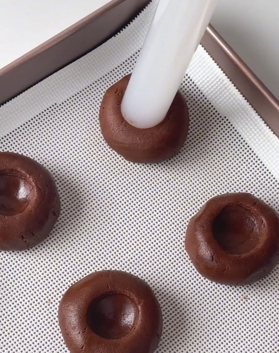 flatten the center of each one