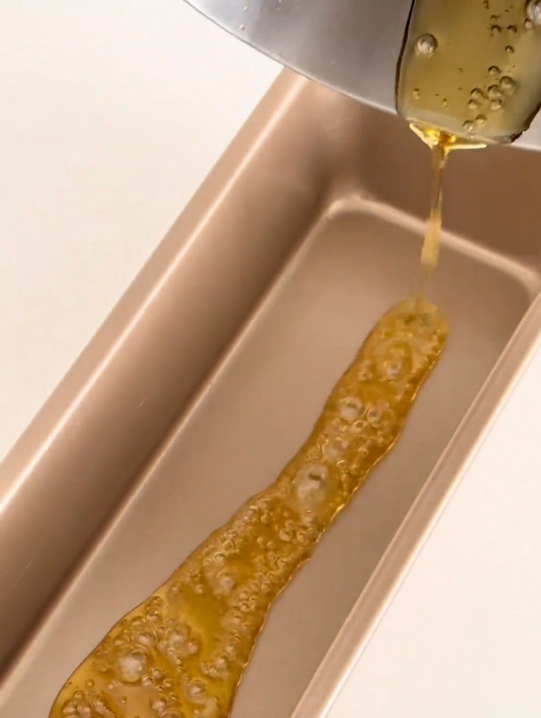 pour this caramel into your flan mold