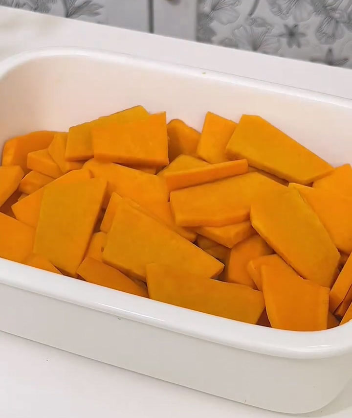 pumpkin in the container