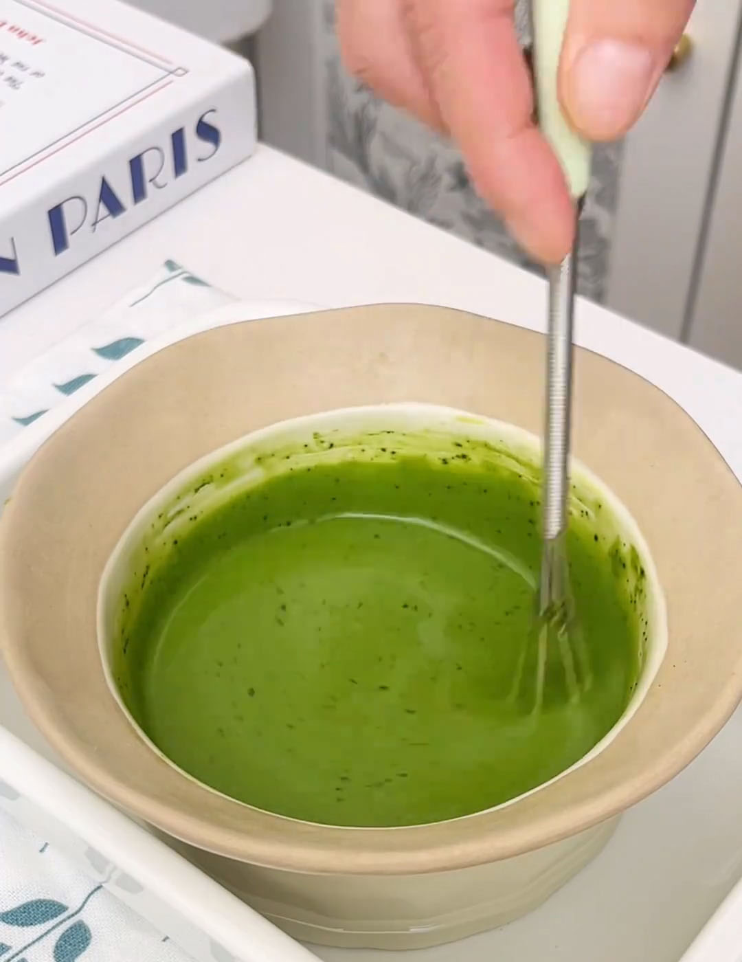 stirring continuously until the mixture is smooth and uniform