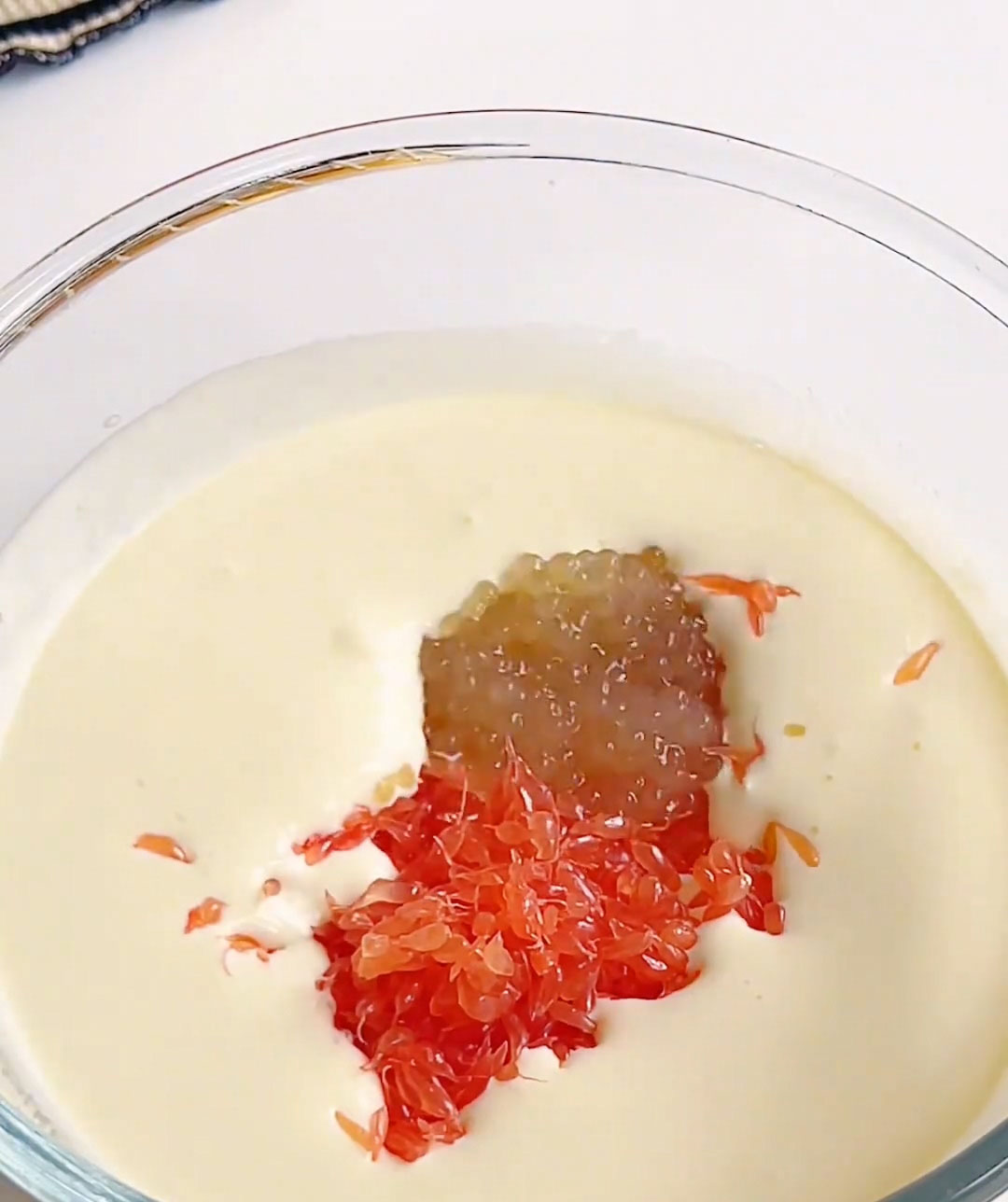 Add the fruit and sago