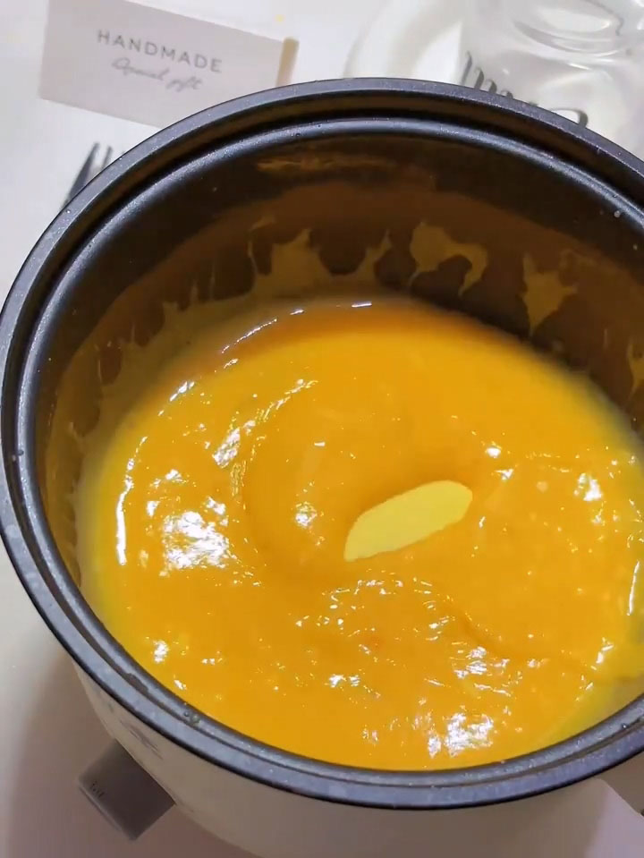 Cook over low heat, stirring constantly with a spatula or whisk, until the mixture thickens enough