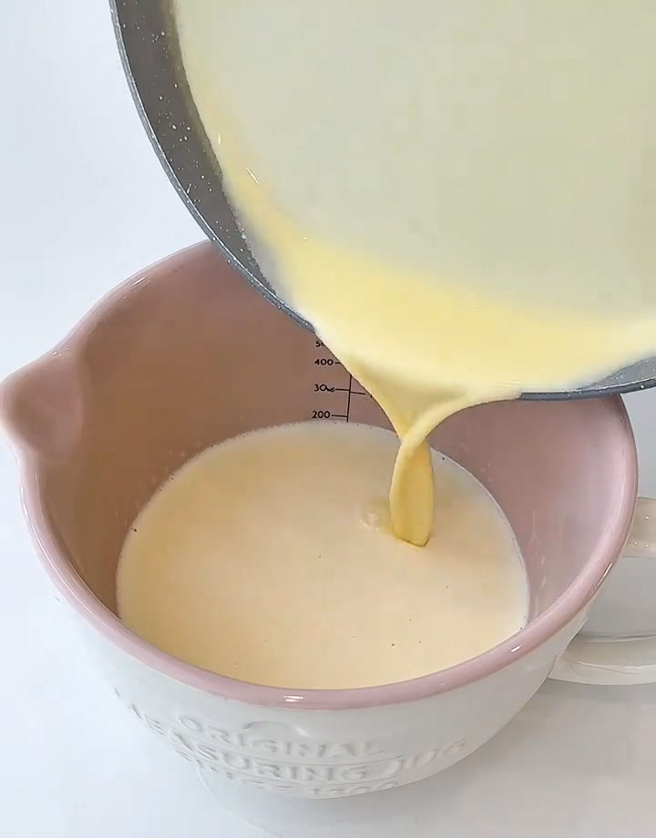 If you added too much batter, simply pour the excess back into the bowl