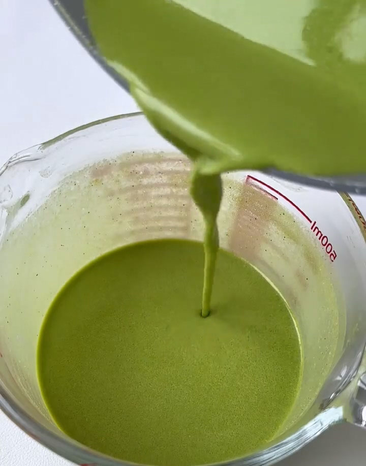 If you have excess batter pooling anywhere, pour it back into your batter bowl