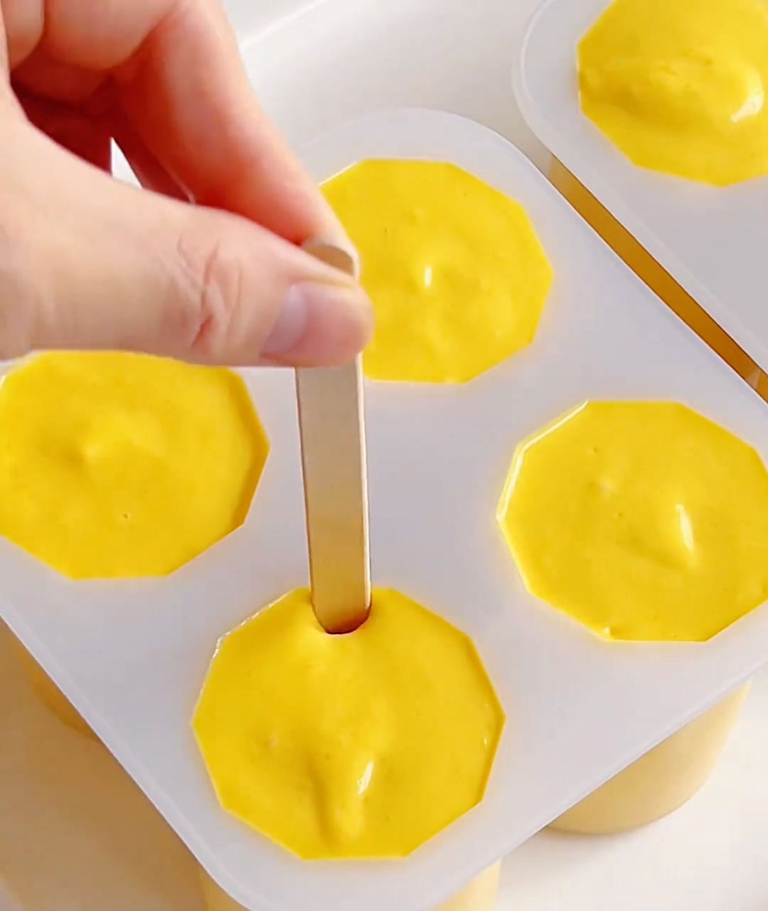 Insert popsicle sticks