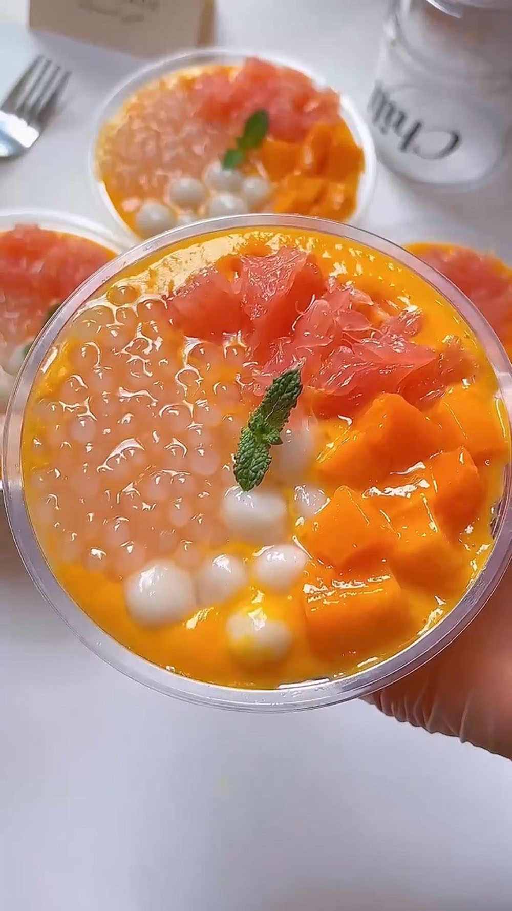 Mango Sago Coconut Jelly Cups (4)