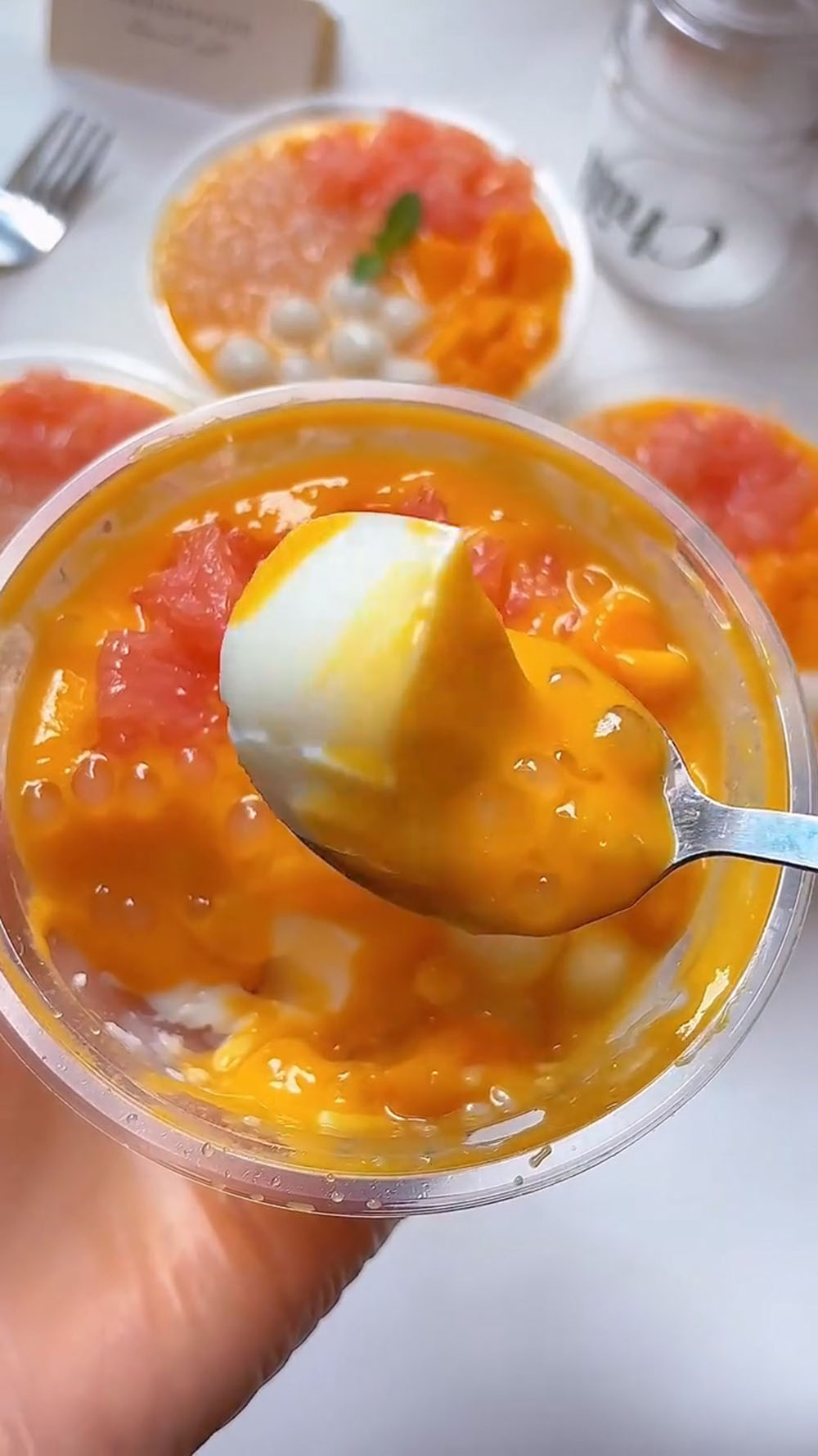 Mango Sago Coconut Jelly Cups (5)